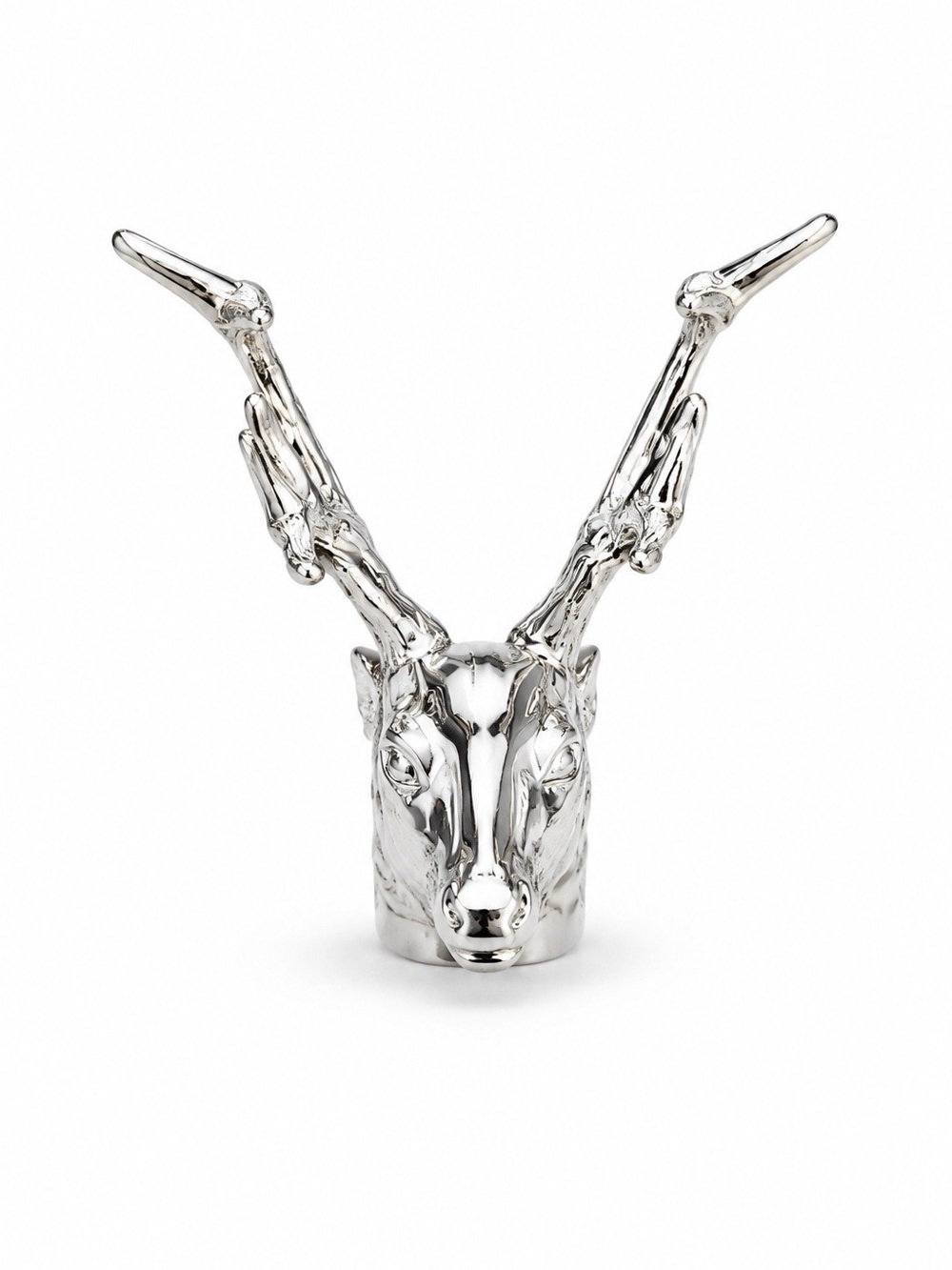 Lenox Silver Antler Reindeer Shot Glass